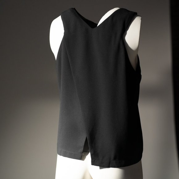 Lulus open back tank - black - L - Picture 2 of 7